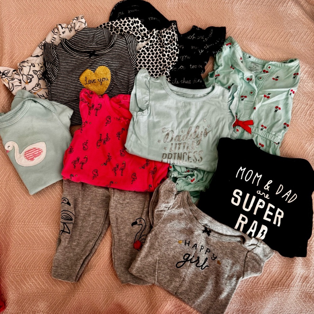 Carter’s baby girl MEGA BUNDLE! 🖤